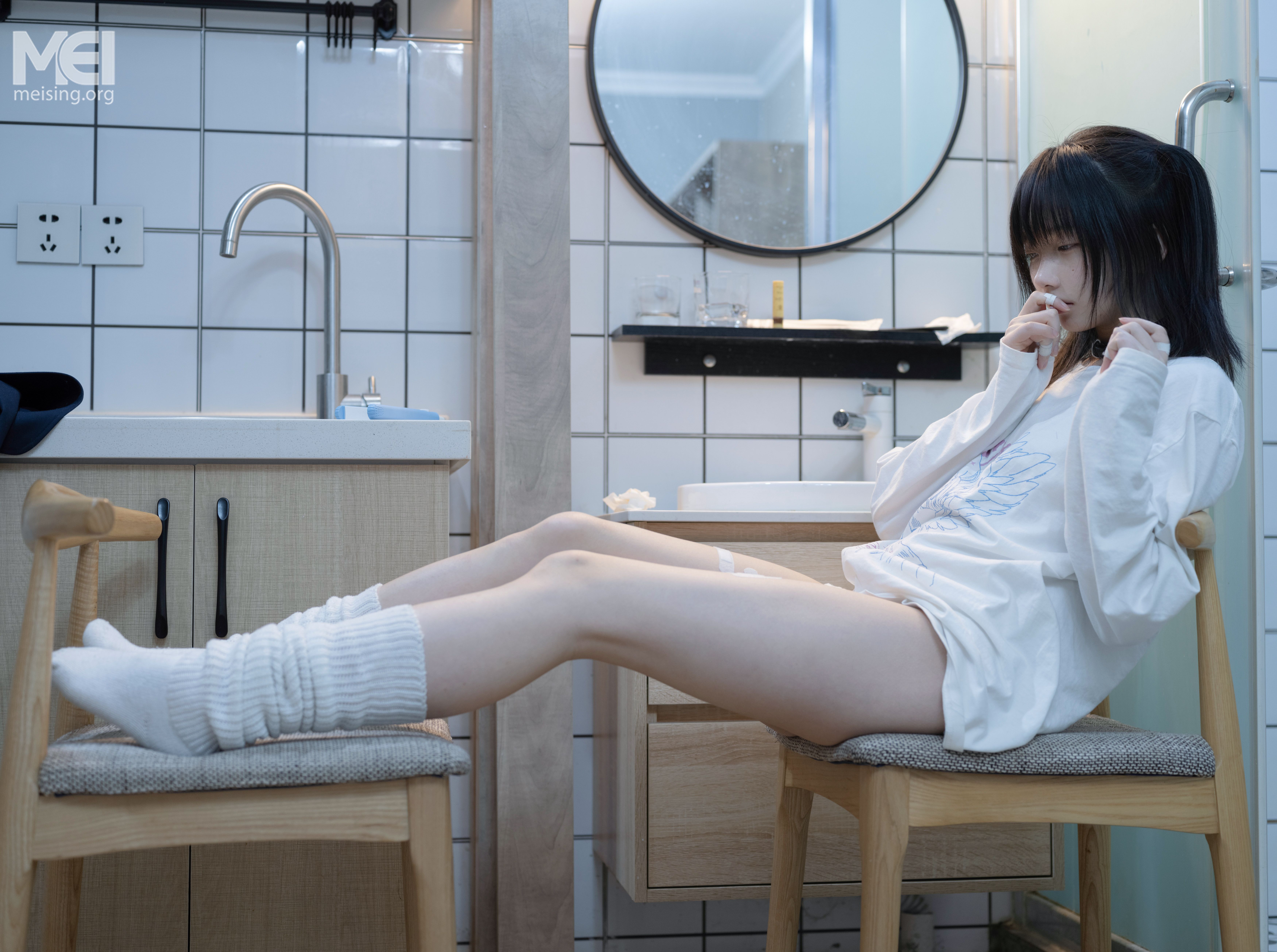 图片[3]-人気アイドル千澄最新作・ルーズソックス少女 [43P-109.72MB]-雪绒社